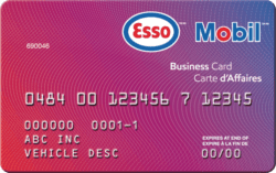 Esso and Mobil Business Card