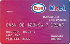 Esso and Mobil Business Card