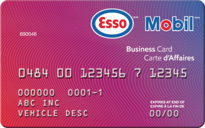 Esso and Mobil Business Card