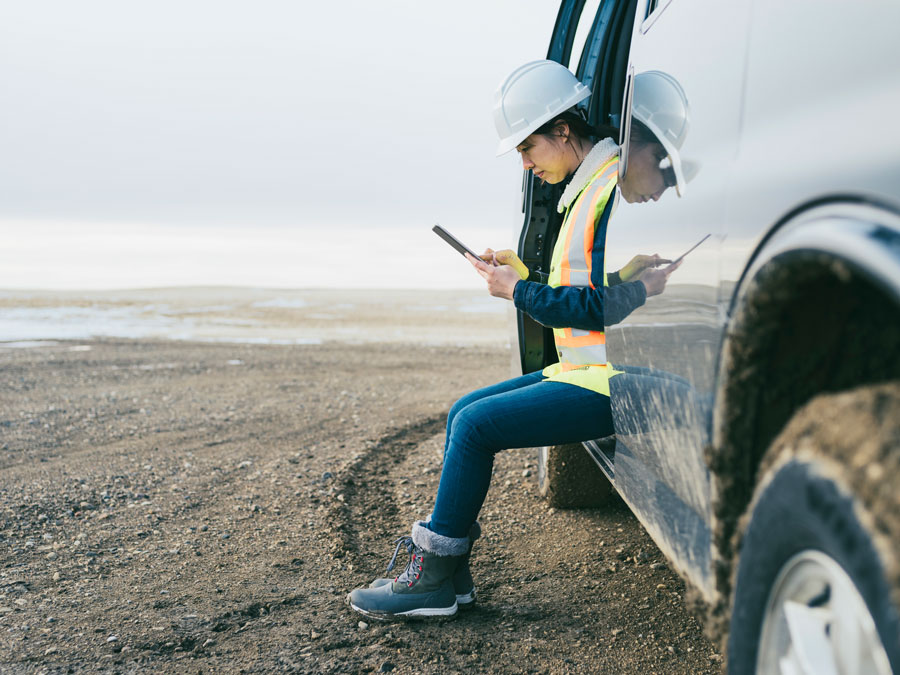 A fleet manager reviews data from her fleet’s petrol usage.